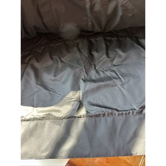 Lululemon Black full zip hood Vented Jacket Black zip pockets hi low hem sz 6 Ne - Picture 2 of 16